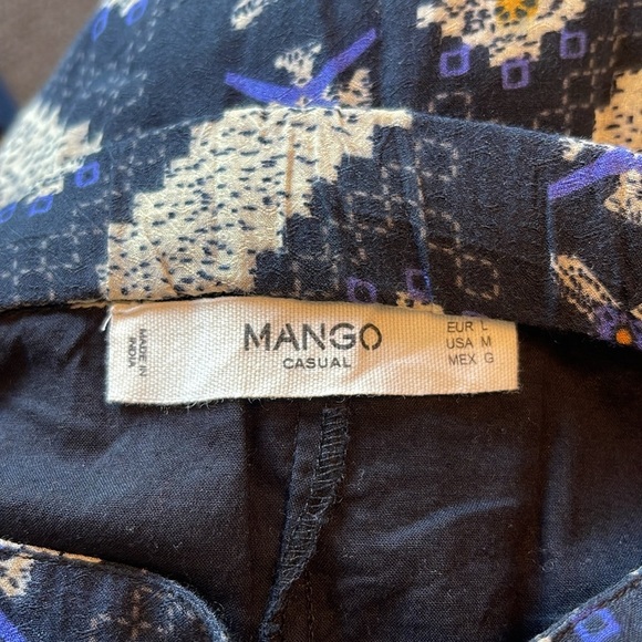 Mango - wrap skirt with tie & tassels - size M - Picture 3 of 4